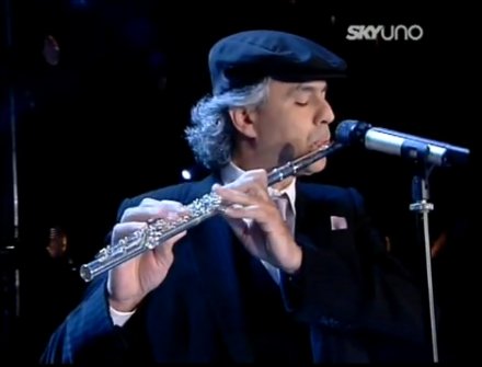 Andrea Bocelli al Fiorello Show @Digital-Sat